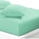 Set 2 fete de perna 40x40 cm bumbac ranforce verde turcoaz