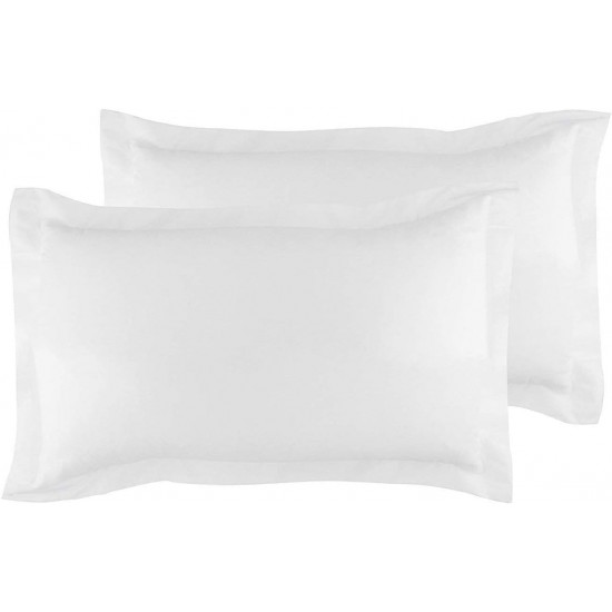 Set 2 fete de perna    35 x 50 cm ,  bumbac ranforce alb
