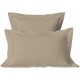 Set 2 fete de perna 50x70 cm bumbac ranforce , Taupe