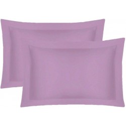 Set 2 fete de perna 50x70 cm bumbac ranforce ,Liliac