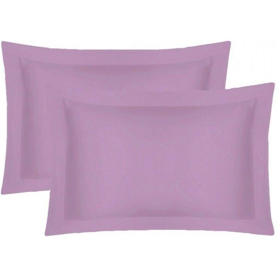 Set 2 fete de perna 50x70 cm bumbac ranforce ,Liliac