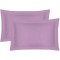 Set 2 fete de perna 50x70 cm bumbac ranforce ,Liliac