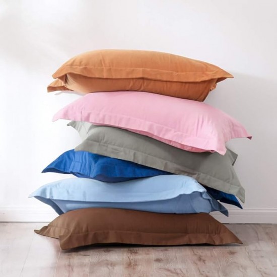 Set 2 fete de perna 50x70 cm bumbac ranforce  Pale Blue