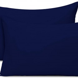 Set 2 fete de perna  40  x 60 cm bumbac ranforce , Blue Navy