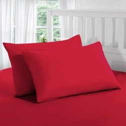 Set 2 fete de perna  40  x 60 cm bumbac ranforce , Rosu
