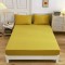 Cearceaf de pat  simplu , fara elastic , 250x240 cm bumbac ranforce ,  galben mustar 
