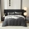 Husa pilota din 2 culori ,  bumbac ranforce,  240 x240 cm , Grey Dark  - Grey Light 