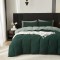 Husa pilota din 2 culori ,  bumbac ranforce,  240 x240 cm , Verde inchis - Verde menta 