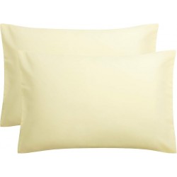 Set 2 fete de perna  40  x 60 cm bumbac ranforce , Ivory