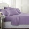 Cearceaf de pat dublu extra , simplu , fara elastic pentru saltele inalte, 280 x 280 cm , bumbac ranforce ,  lila inchis