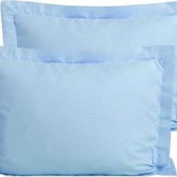 Set 2 fete de perna 50x70 cm bumbac ranforce  Pale Blue