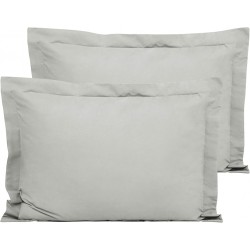 Set 4 fete de perna 50x70 cm bumbac ranforce gri petrol