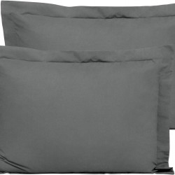 Set 2 fete de perna 50x70 cm bumbac ranforce  Dark Grey