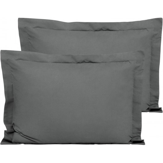 Set 2 fete de perna 50x70 cm bumbac ranforce  Dark Grey