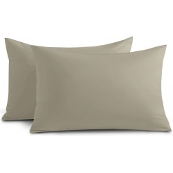 Set 2 fete de perna 50x70 cm bumbac ranfoce  Bej Inchis