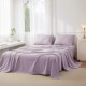 Cearceaf de pat  simplu , fara elastic , 250x240 cm bumbac ranforce , Lila deschis 