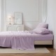 Cearceaf de pat  simplu , fara elastic , 250x240 cm bumbac ranforce , Lila deschis 