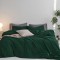 Lenjerie de Pat, Bumbac Ranforce ,   2 persoane, 250 x 240 , 50X70, 180 X 200, 4 piese,  Verde Inchis