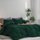 Lenjerie de Pat, Bumbac Ranforce ,   2 persoane, 250 x 240 , 50X70, 180 X 200, 4 piese,  Verde Inchis