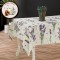 Fata de masa  model  lavanda , bumbac impermeabil , 160 x 160  cm , ideala pentru 4-6 persoane , antimurdarire 