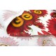 Fata de masa  cu  model   , bumbac impermeabil , 160 x  2 m , ideala pentru   6-8   persoane , antimurdarire 