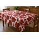 Fata de masa  model  flori , bumbac impermeabil , 160 x 2,5 m , ideala pentru 8 -10 persoane , antimurdarire 