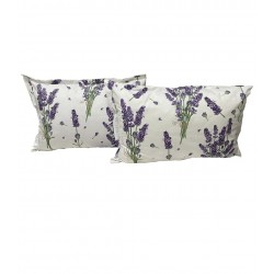 Set 2 fete de perna 50x70 cm bumbac ranforce ,Model Lavanda