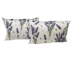 Set 2 fete de perna 50x70 cm bumbac ranforce ,Model Lavanda