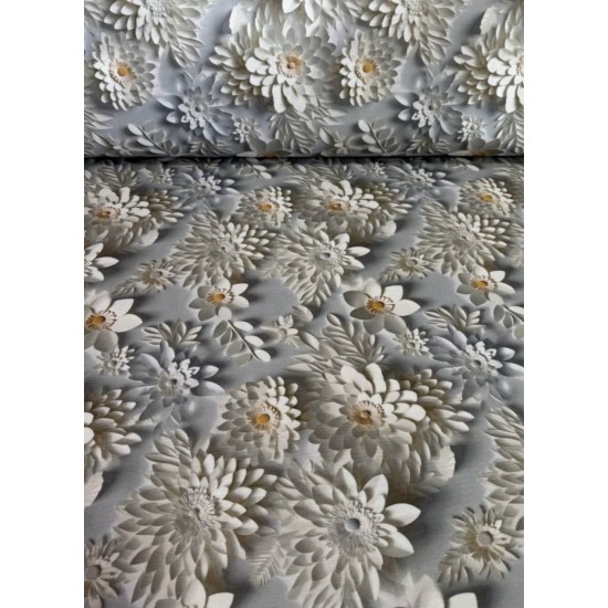 Fata de masa 100% bumbac, teflonata, impermeabila , Imprimeu 5D  , 140 x 180  cm , ideala pentru 4-6 persoane , antimurdarire 