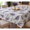 Fata de masa  model  lavanda , bumbac impermeabil , 160 x  200 cm , ideala pentru 6- 8  persoane , antimurdarire 