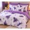 Lenjerie de Pat, Bumbac Ranforce  cu elastic la saltea,  2 persoane, 240 x 240 , 50X70,  4 0 x 40 , 240 X 260, 6  piese,  Model Lavanda  nr 2