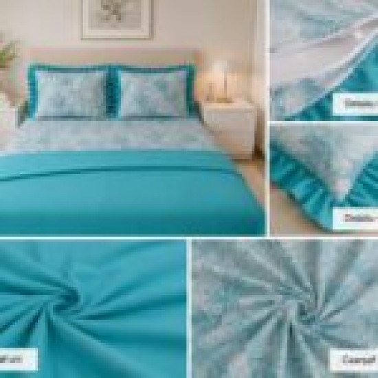 QueenA  Aria Turquoise  3 D   in cutie de carton neagra , eleganta