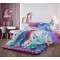 Lenjerie de Pat, Bumbac Ranforce  , 250 x 240 , 50X70,  220 X 200, 4 piese , cu model Elsa