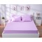 Cearceaf de pat cu elastic din bumbac ranforce 100%,  200 x200 cm,  lila