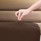 Cearceaf de pat cu elastic din bumbac ranforce 100% 240 x240 cm maro inchis