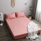 Cearceaf de pat cu elastic din bumbac ranforce 100%, 260 x260 cm somon