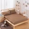Cearceaf de pat cu elastic din bumbac ranforce 100%, 260 x260 brown light