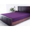 Cearceaf de pat cu elastic din bumbac ranforce 100% 220 x220 cm mov