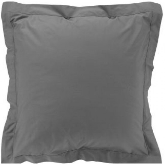 Set 2 fete de perna 70x70 cm bumbac ranforce gri uni