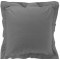 Set 2 fete de perna 70x70 cm bumbac ranforce gri uni