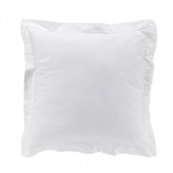Set 2 fete de perna 70x70 cm bumbac ranforce alb uni