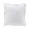 Set 2 fete de perna 70x70 cm bumbac ranforce alb uni