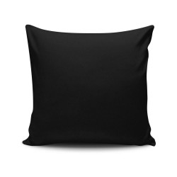 Set 2 fete de perna 70x70 cm bumbac ranforce negru uni
