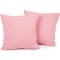 Set 2 fete de perna 40X40 cm bumbac ranforce roz deschis