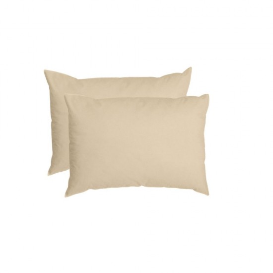 Set 2 fete de perna 50x70 cm bumbac ranforce crem