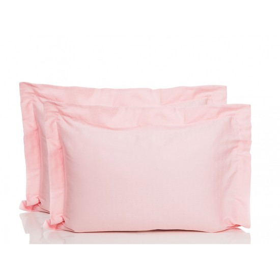 Set 2 fete de perna 50x70 cm bumbac ranforce roz deschis