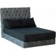 Set 2 fete de perna 50x70 cm bumbac ranforce negru uni