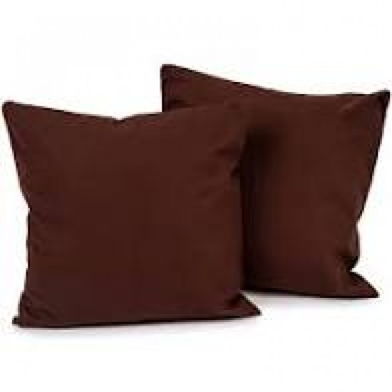 Set 2 fete de perna 40x40 cm bumbac ranforce maro inchis