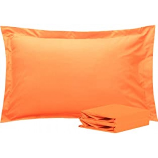 Set 2 fete de perna 50x70 cm bumbac ranfoce orange uni