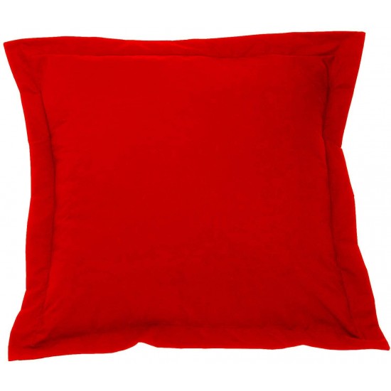 Set 4 fete de perna 70x70 cm bumbac ranforce rosu